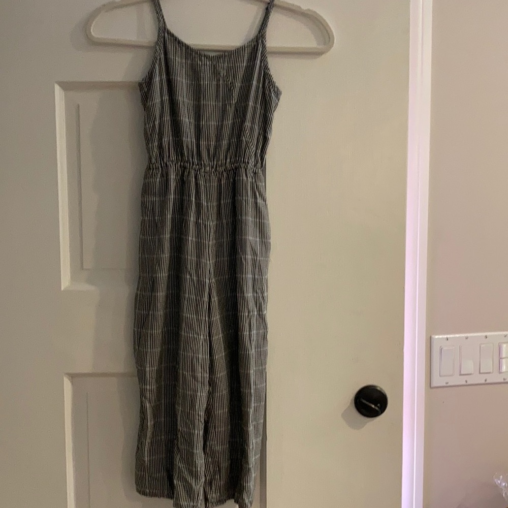Girls plaid romper Abercrombie kids